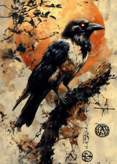 Gothic Crow Sillouette 