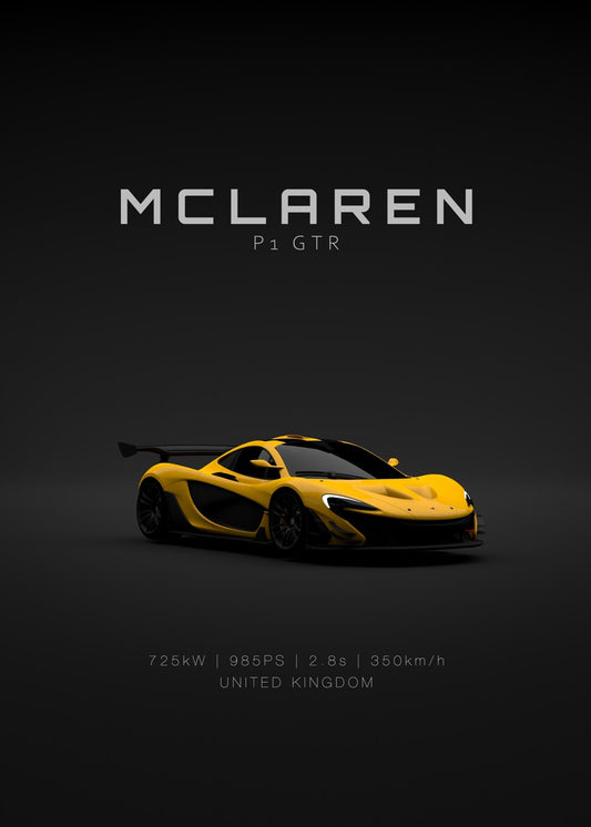 McLaren P1 GTR - Yellow - Fron