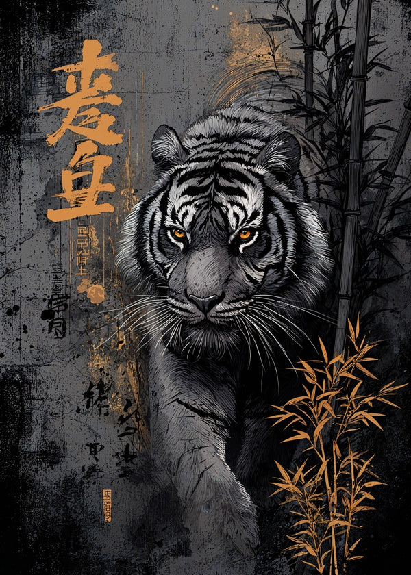 Samurai Tiger Art