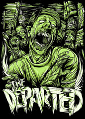 The Departed Zombie Scream Art