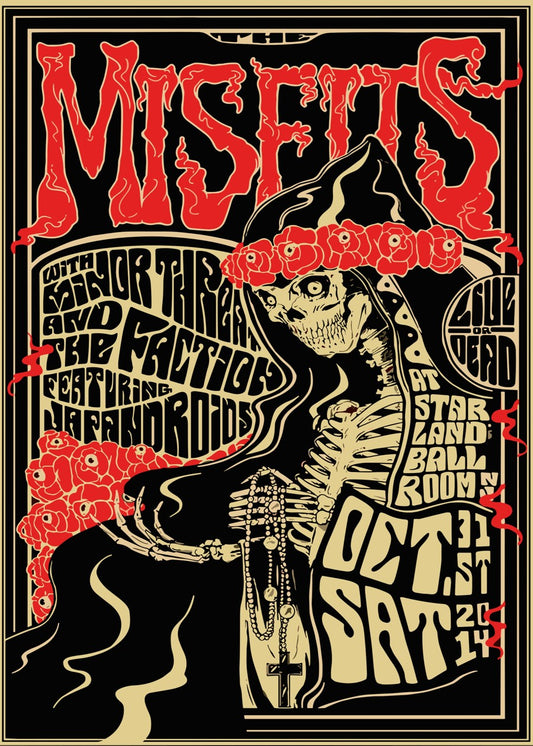 Misfits Halloween Concert Post