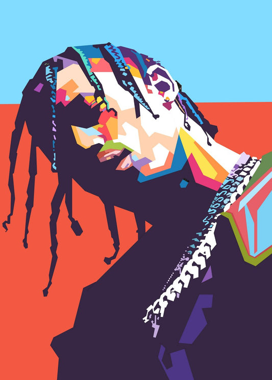 Travis Scott wpap art