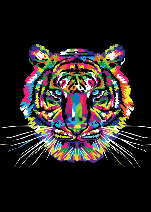 Pop art style Tiger