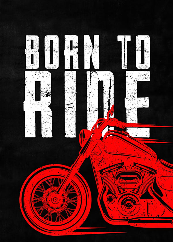 typography born to ride