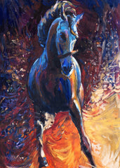 A galloping horse