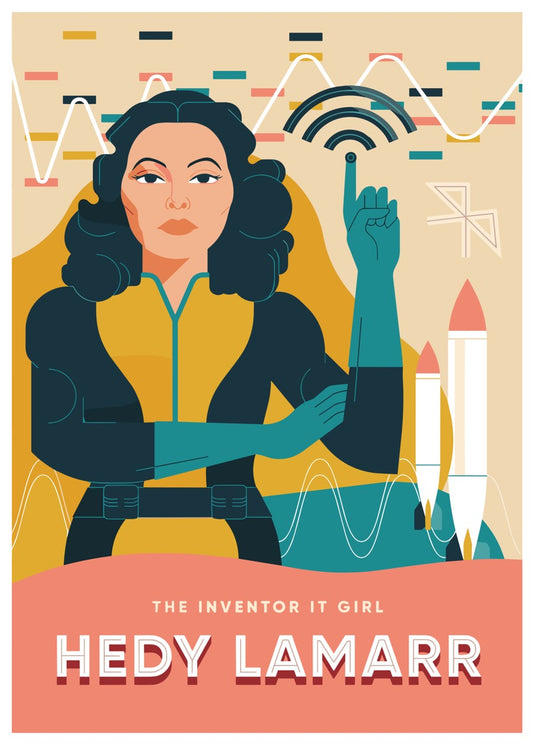 Hedy Lamarr IT Inventor Girl