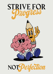 Strive for Progress Cartoon