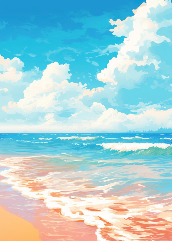 Pastel Oceanscape summer