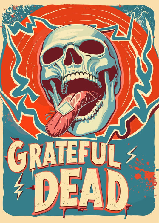 Grateful Dead Skull Tongue