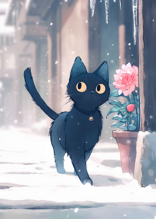 Winter's Curious Wanderer