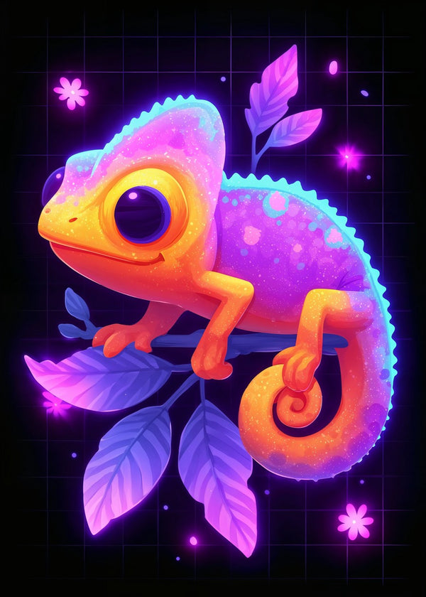 Neon Chameleon on Branch