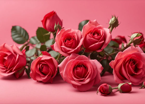pink roses