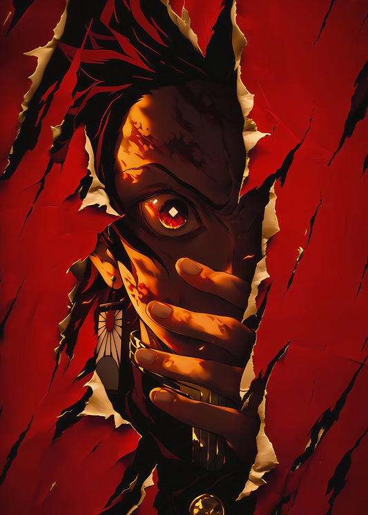 Tanjiro Kamado’s Crimson Resolve, Demon Slayer Kimetsu no Yaiba