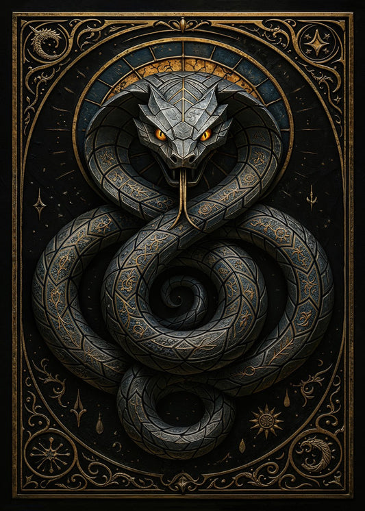 Ouroboros Snake Dark Fantasy