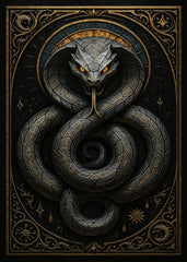Ouroboros Snake Dark Fantasy