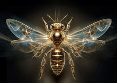 Glistening Golden Bee