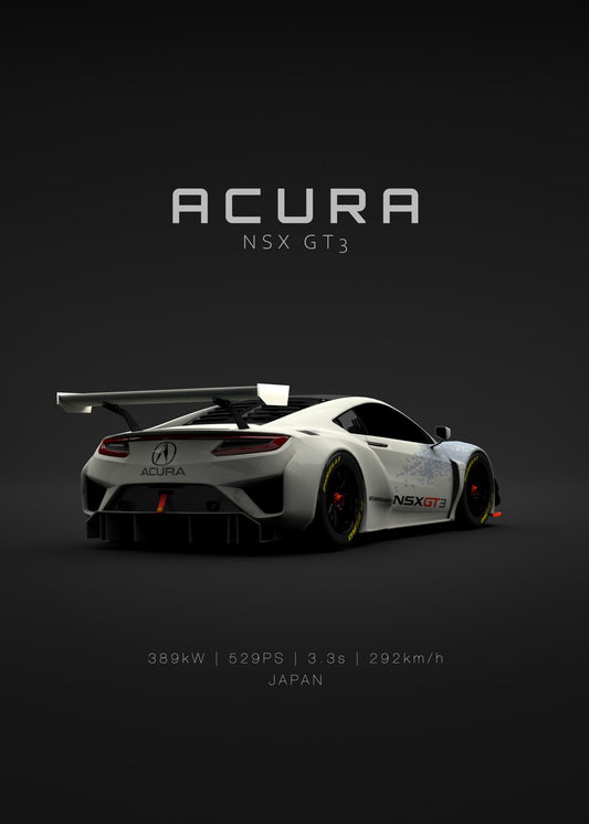 Acura NSX GT3 - Back