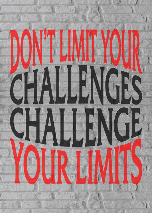Don't Limit Your Challenges