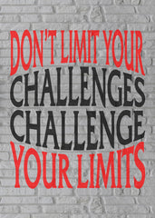 Don't Limit Your Challenges