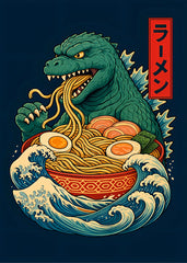 Ramen Godzilla Japanese