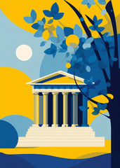 Greece Illustration Minimalism