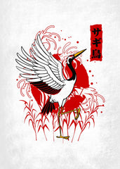 Red-crowned crane