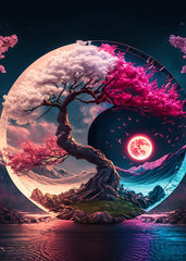 Night and Morning Yin and Yang