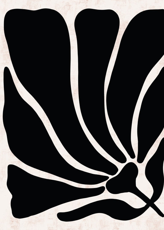 Monochrome Leaf Bloom