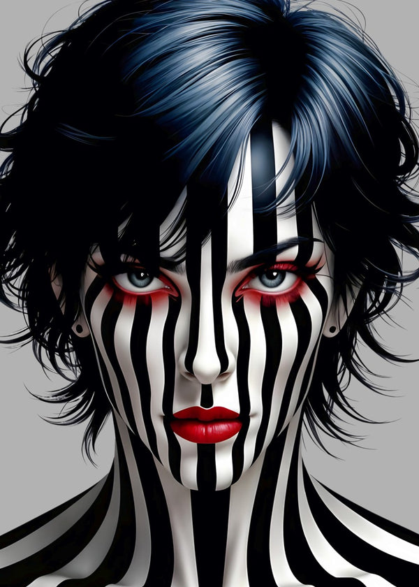 a Mysterious Dark-Haired Woman