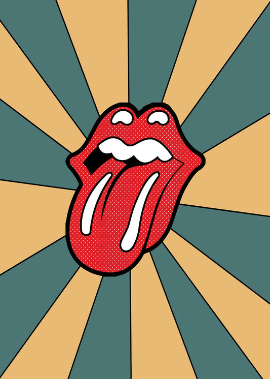 Rolling Stones Pop Art Tongue