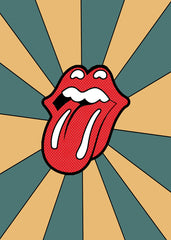 Rolling Stones Pop Art Tongue