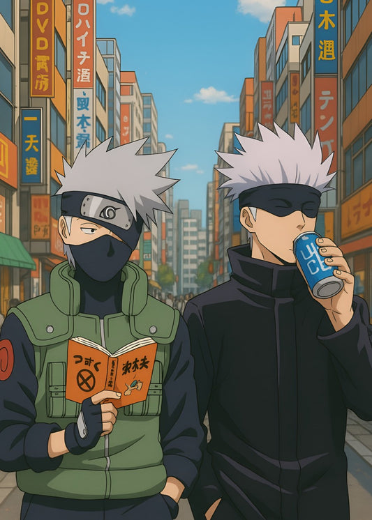 Satoru Gojo and Kakashi Hatake, Jujutsu Kaisen