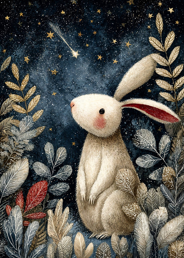 Bunny Starry Night Wish