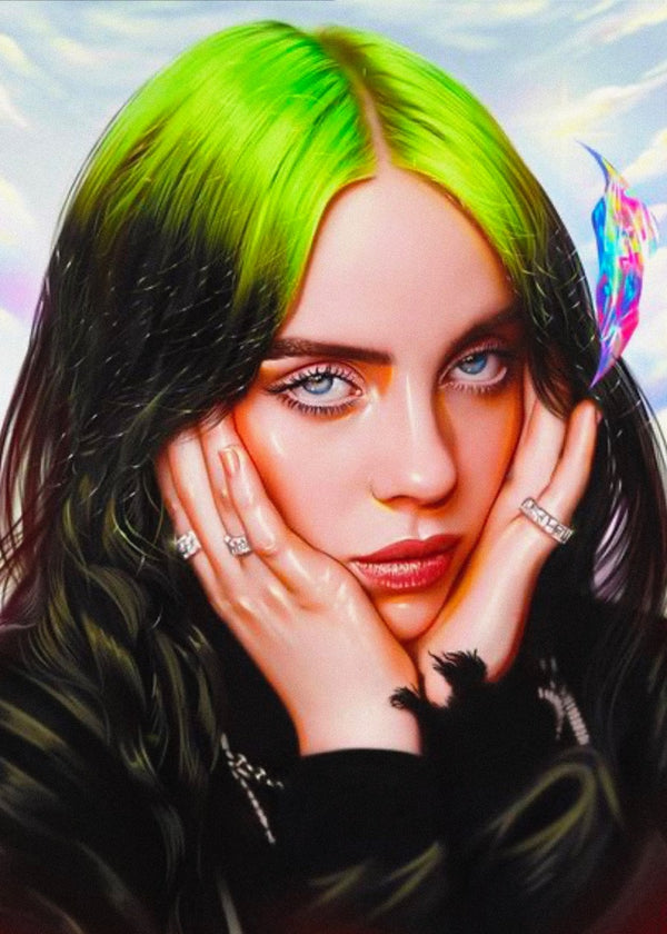 Billie Eilish Green Hair