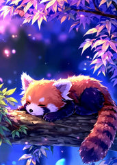 Sleeping Red Panda Dream