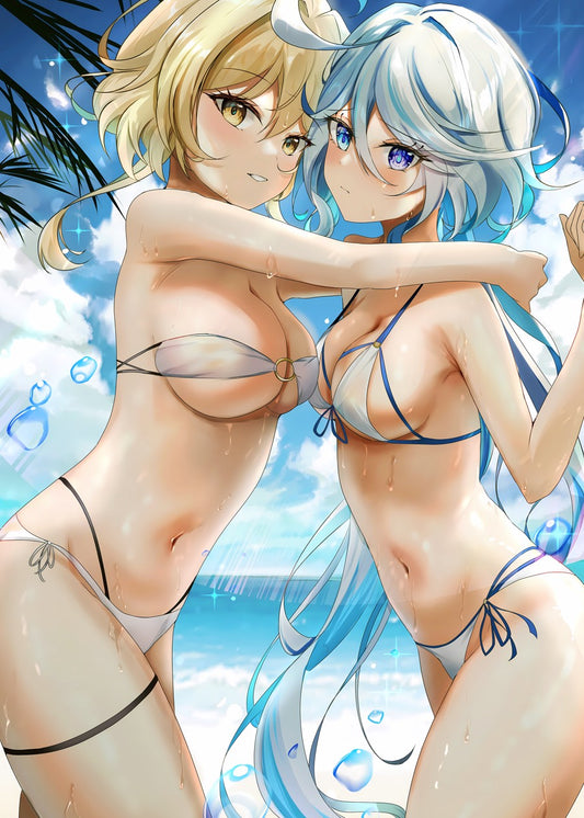 Genshin Impact Furina & Lumine