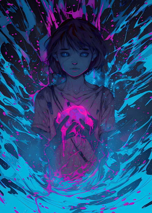 Anime Fantasy Horror Neon 