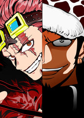 Trafalgar D. Water Law and Eustass Kid, One Piece