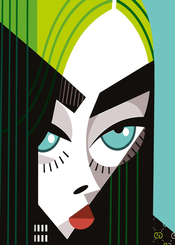 Billie Eilish Vector Art