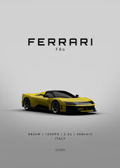 Ferrari F80 Yellow