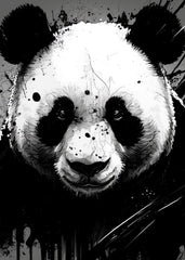 Ink-Splatter Panda