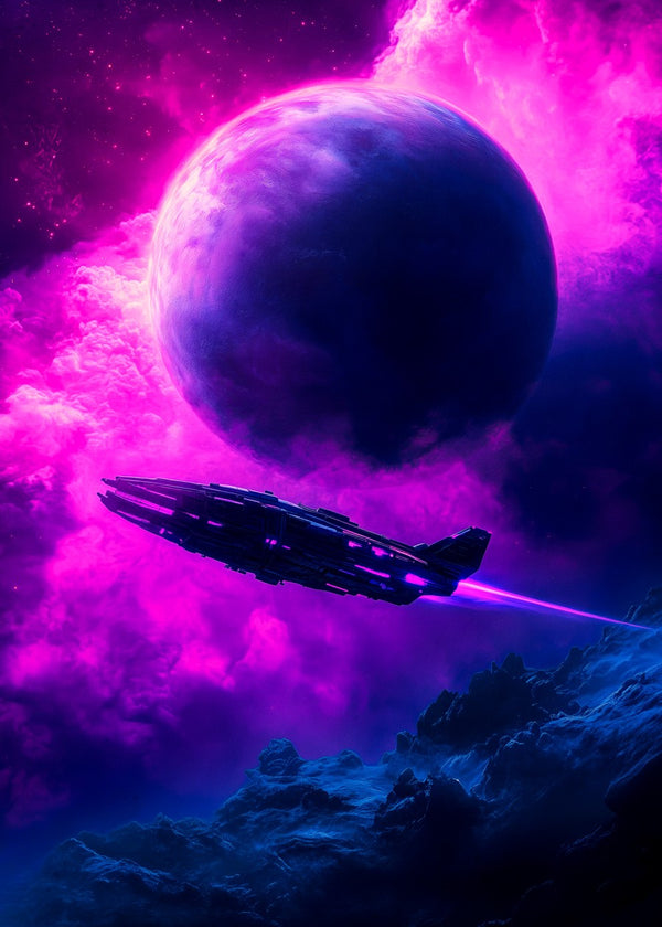 Purple Cosmos Space craft