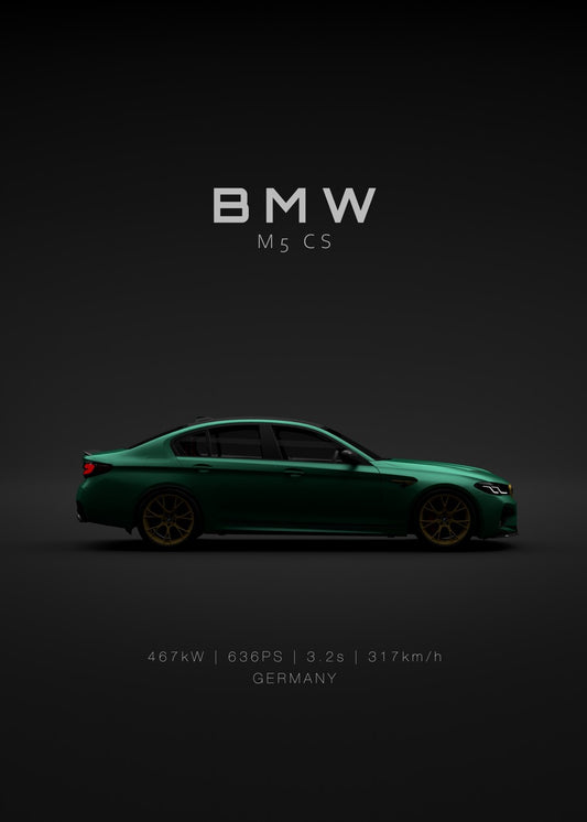 BMW M5 CS F90 - Green - Specs