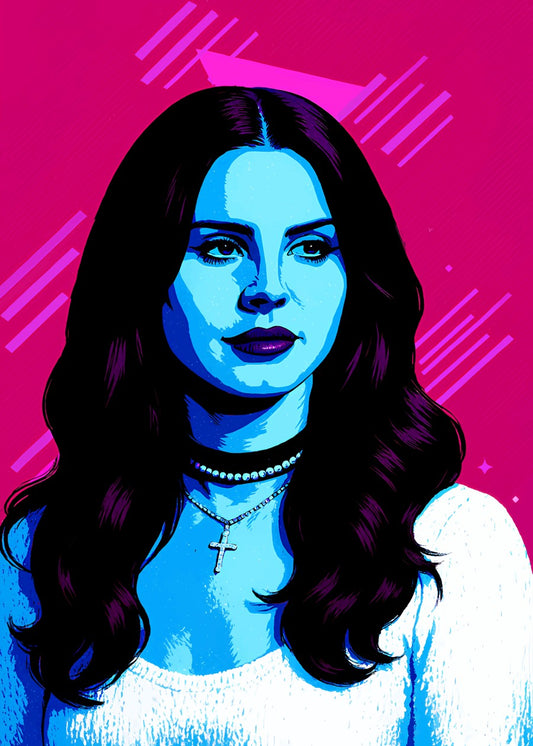 Lana Del Rey Pop Art Portrait