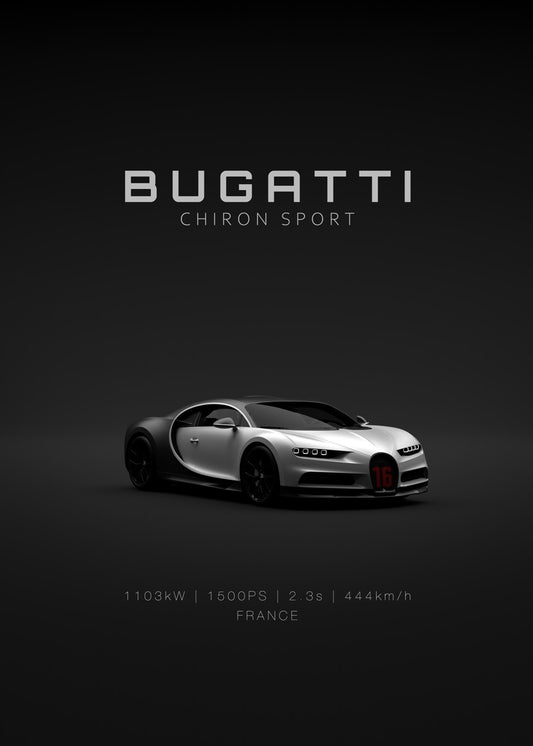 Bugatti Chiron Sport - White F