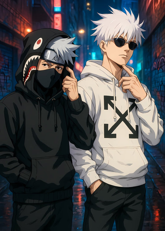 Kakashi & Gojo – Anime Street 