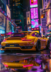 Neon Porsche