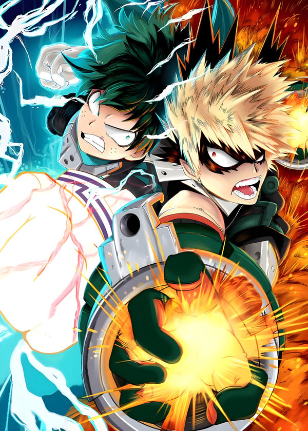 Deku vs Bakugo