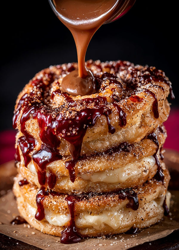 Creamy Drizzle Funnel Stack