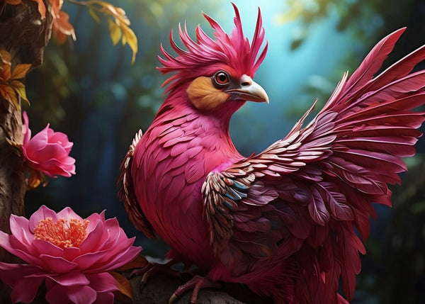 pink adarna bird